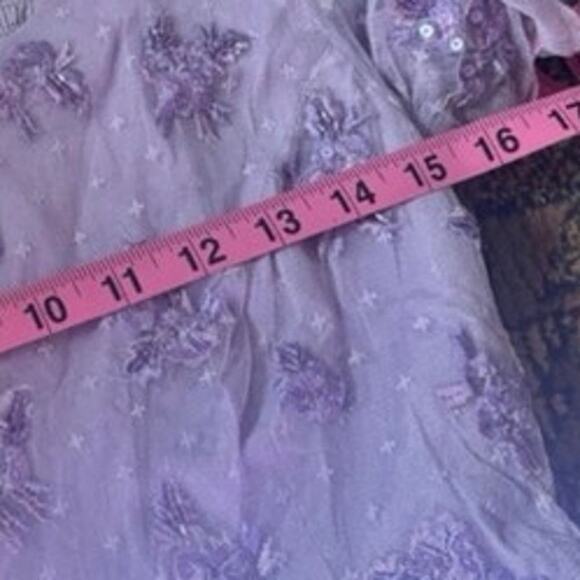 IVY CITY CO Sarah dress ombré tulle sz small - Picture 4 of 4